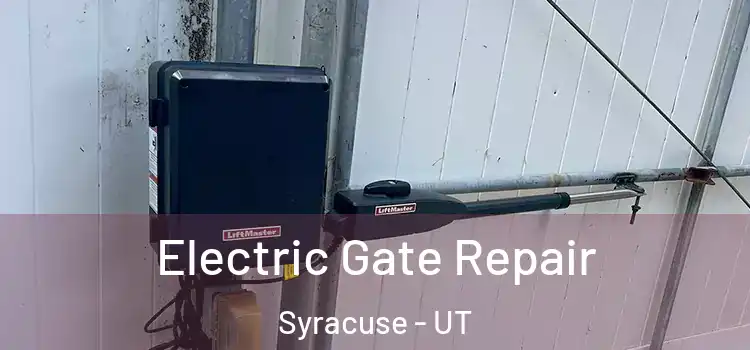 Electric Gate Repair Syracuse - UT